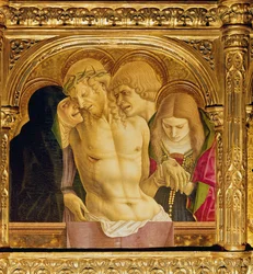 Altarpiece of St Emidio (polyptych, detail of the Pieta)